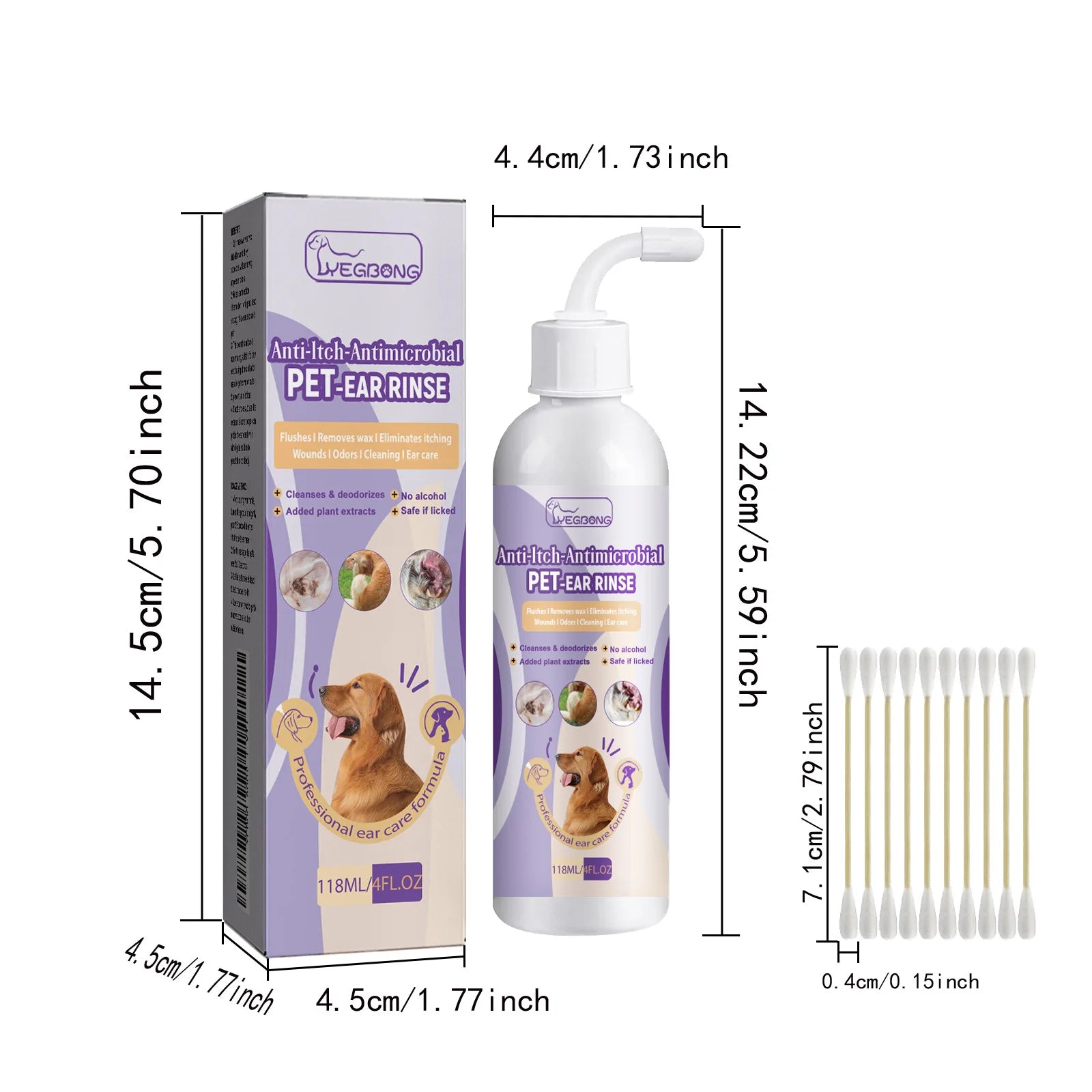 Yegbong Pet Ear Cleansing Liquid 118ml