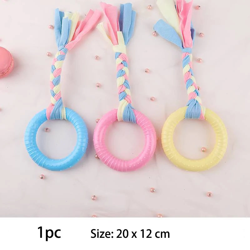 TPR Knot Chew Toy for Small Dogs