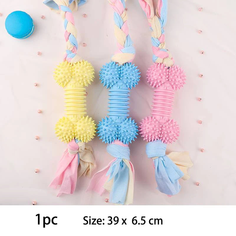 TPR Knot Chew Toy for Small Dogs