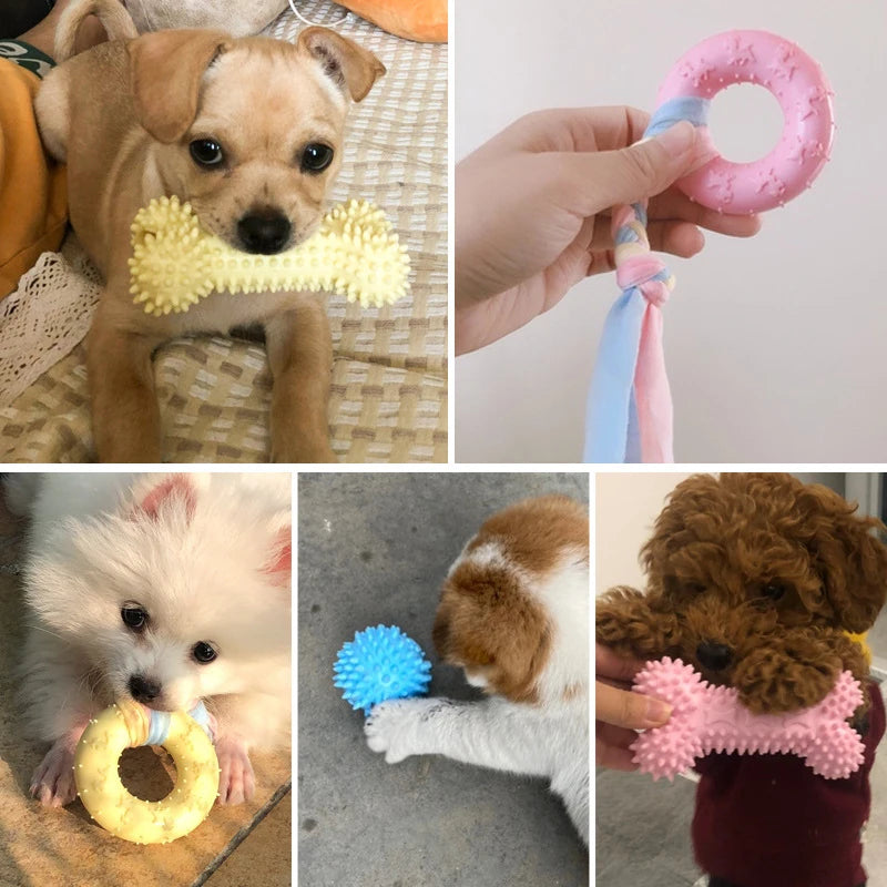 TPR Knot Chew Toy for Small Dogs