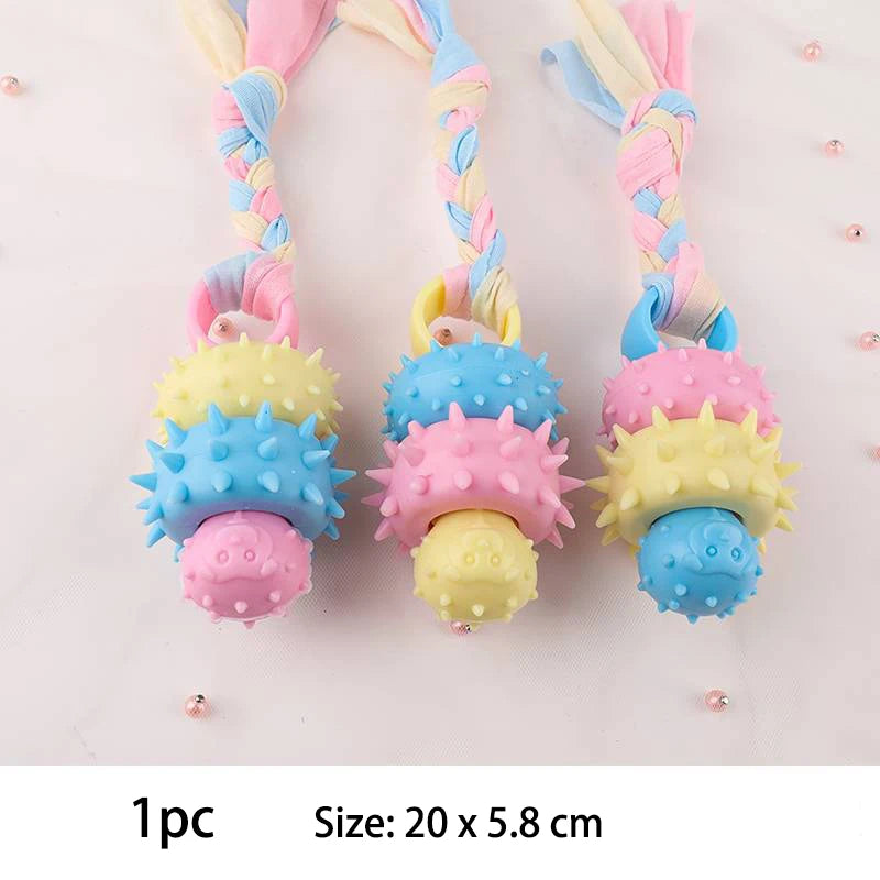 TPR Knot Chew Toy for Small Dogs