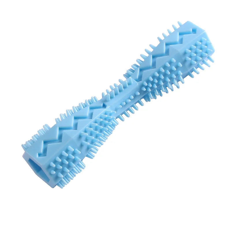 Durable Rubber Dog Toothbrush Chew Stick