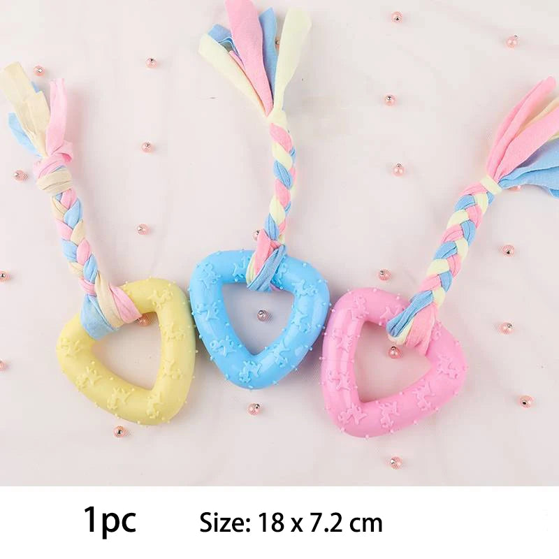 TPR Knot Chew Toy for Small Dogs