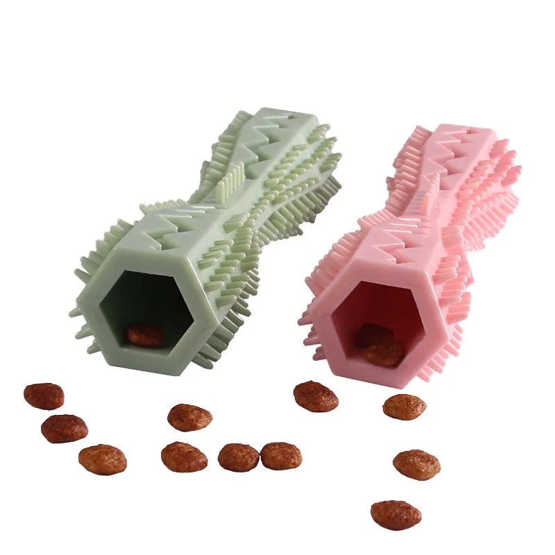 Durable Rubber Dog Toothbrush Chew Stick
