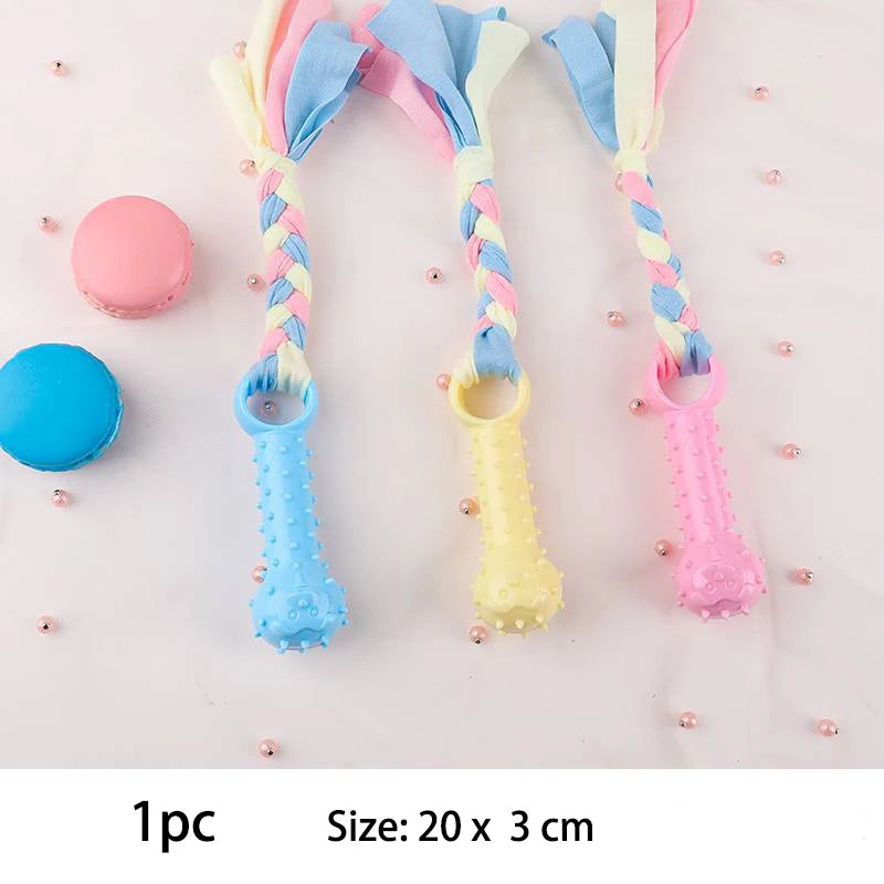 TPR Knot Chew Toy for Small Dogs