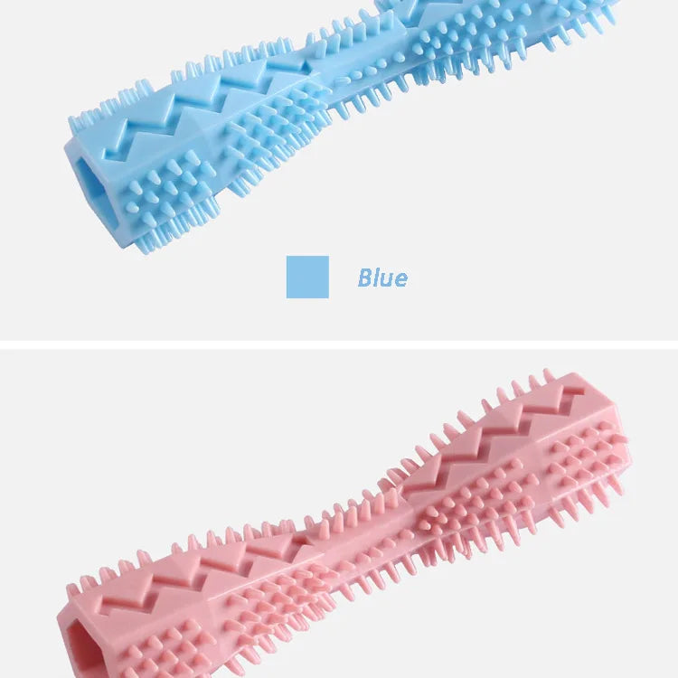 Durable Rubber Dog Toothbrush Chew Stick