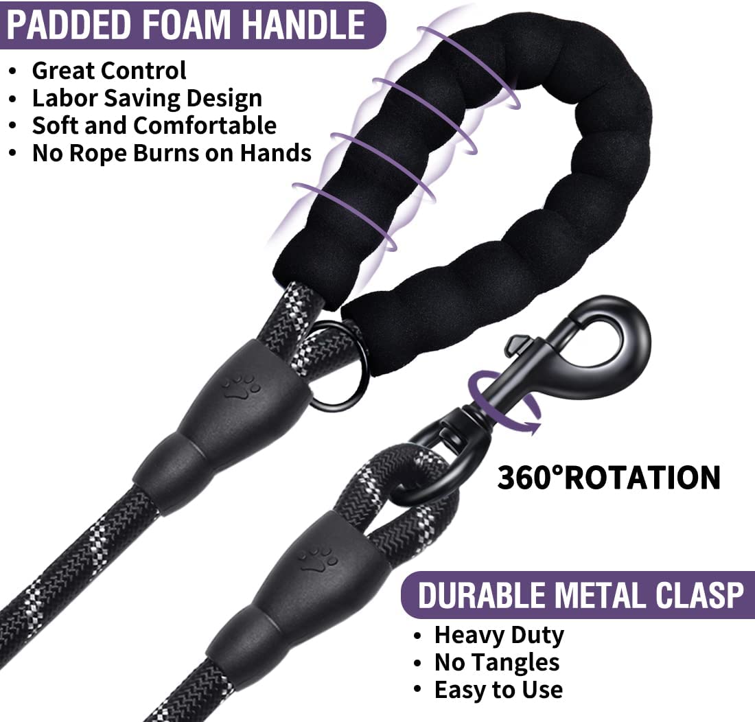 Strong Reflective Dog Leash for All Sizes