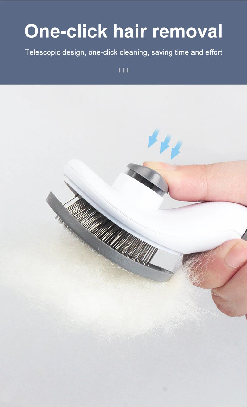 Dog & Cat Hair Remover Grooming Brush
