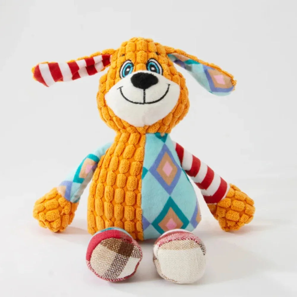 Bite-Resistant Plush Squeaky Pet Toy