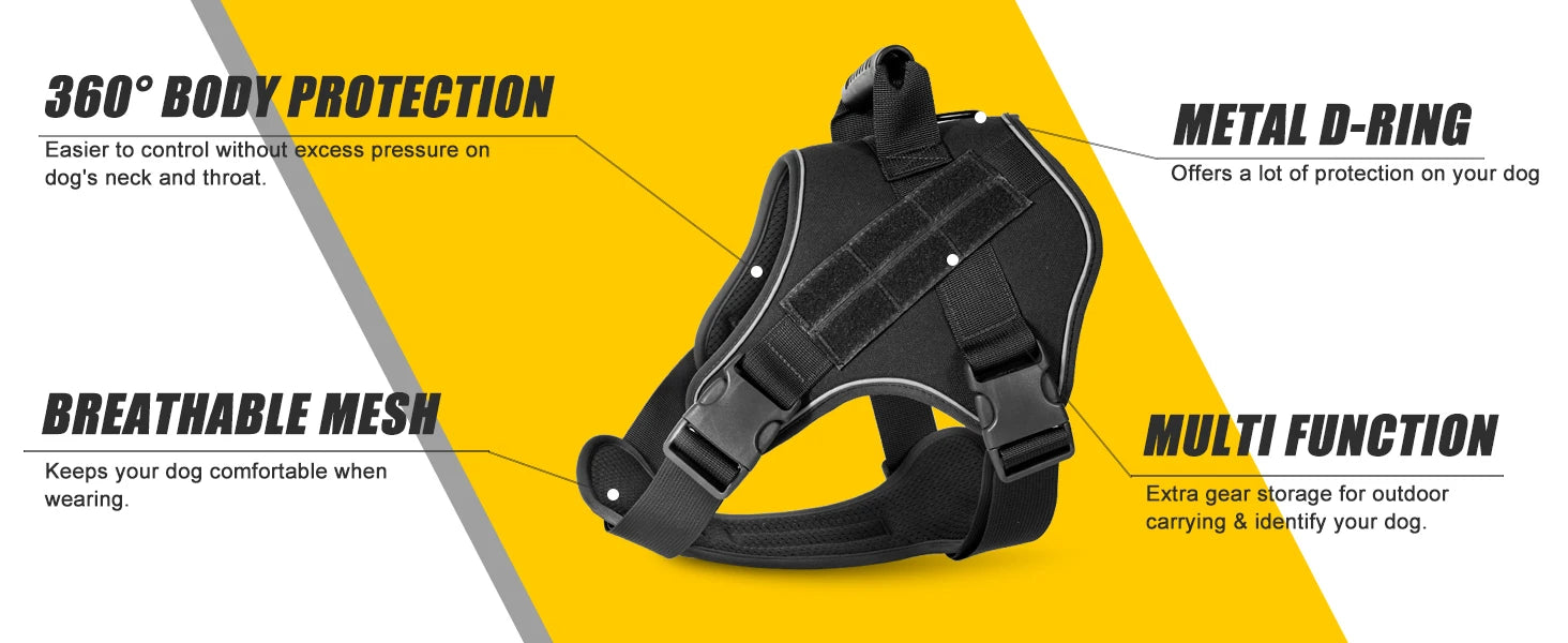 Tactical Explosion-Proof Dog Harness