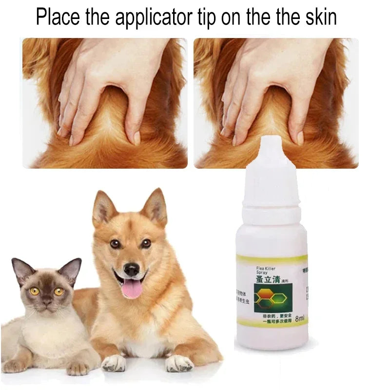 120ML Pet Flea & Tick Repellent Drops