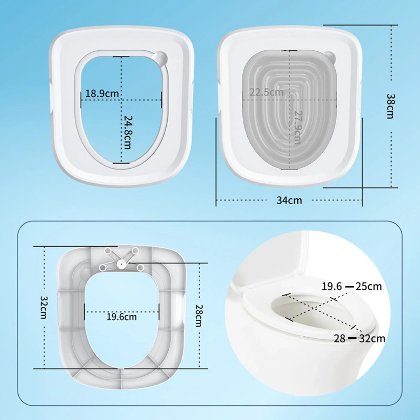 Universal Reusable Cat Toilet Training Aid