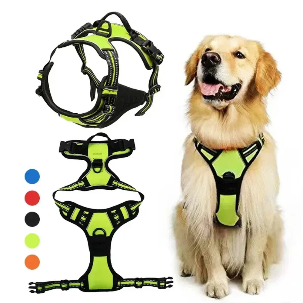 Reflective Adjustable Breathable Dog Vest Harness