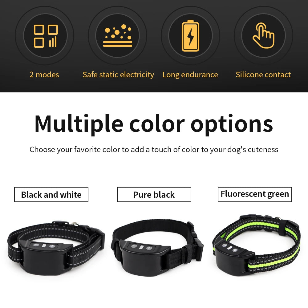 USB Rechargeable Auto Anti-Bark Dog Collar  Brief Product Description (Bullet Points):