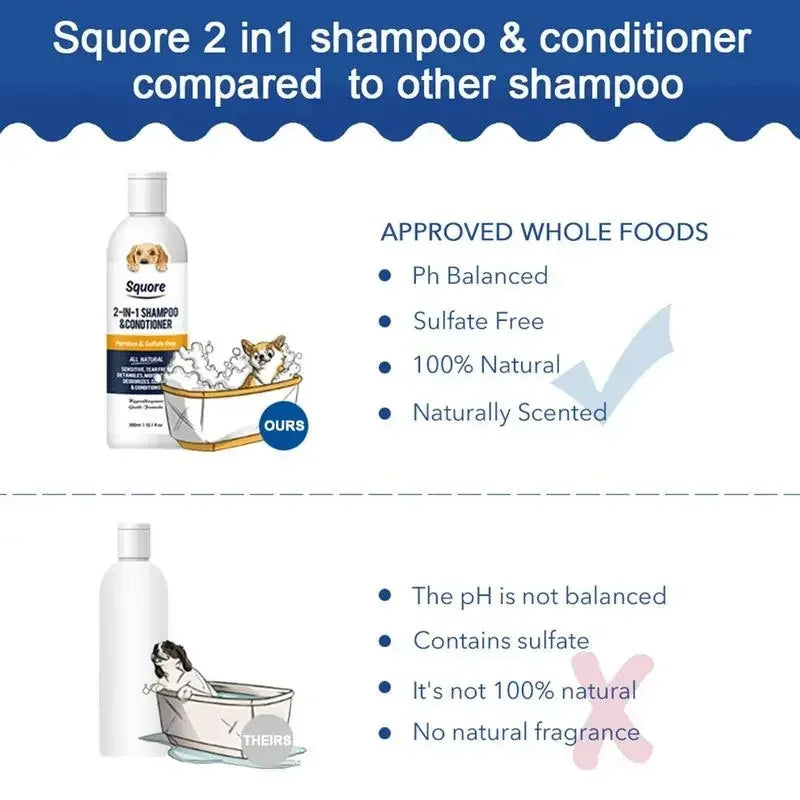2-in-1 Natural Puppy Shampoo & Conditioner