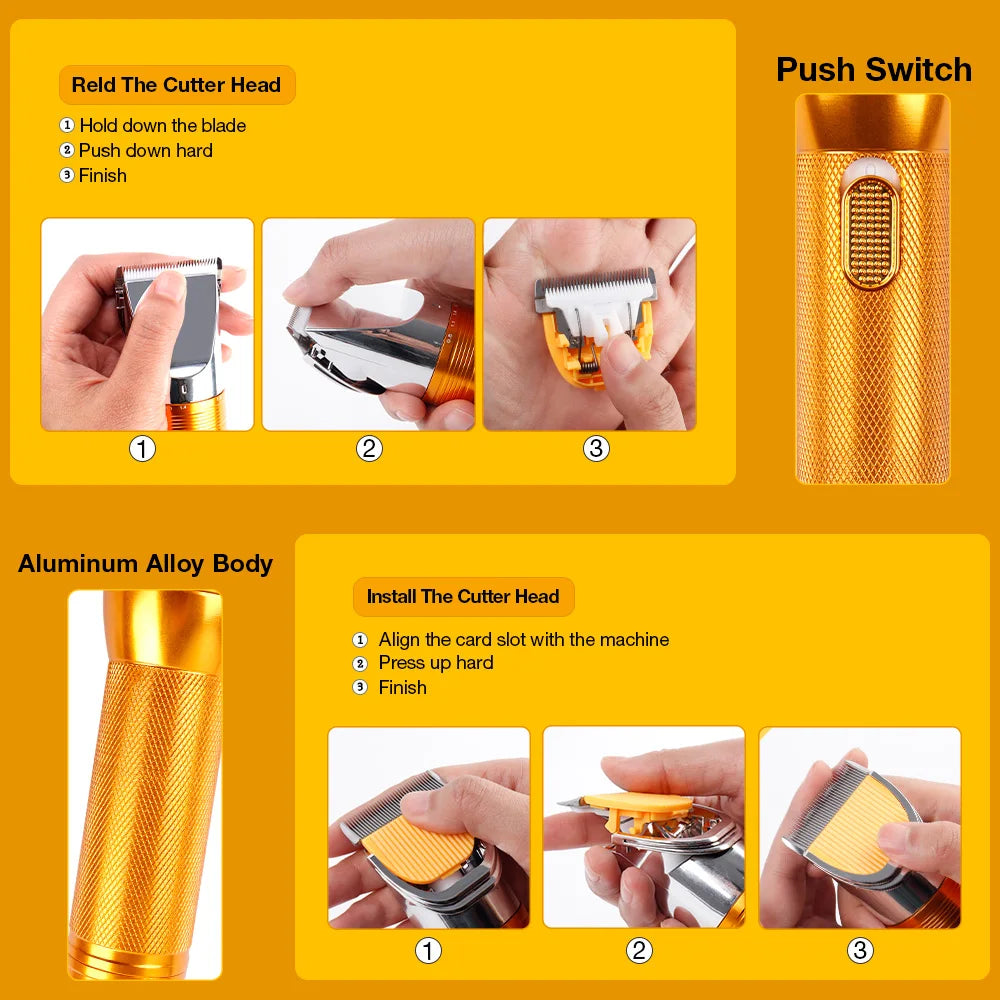 380W Cordless Cashmere Goat & Pet Hair Trimmer