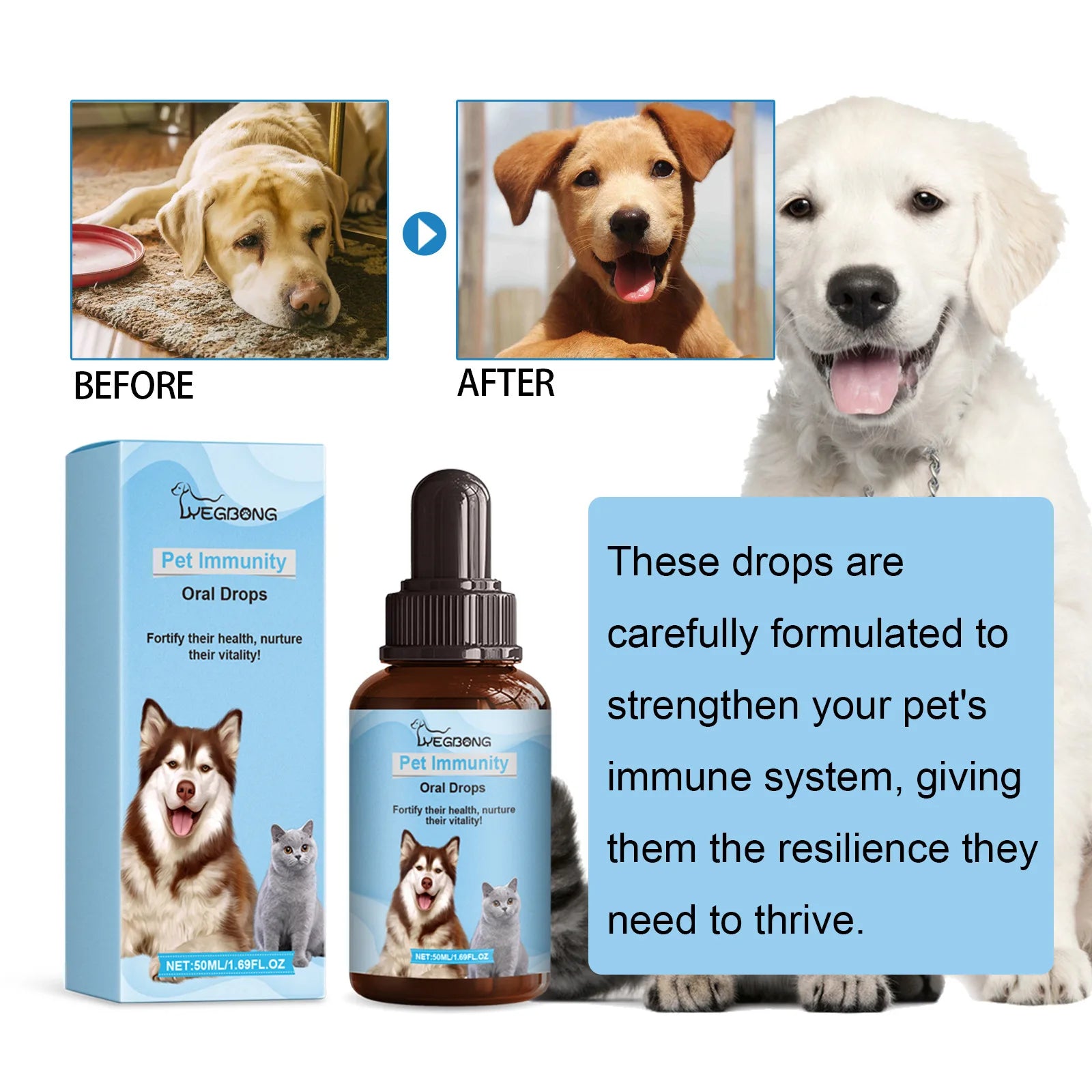 Dog Immunity & Digestive Health Drops