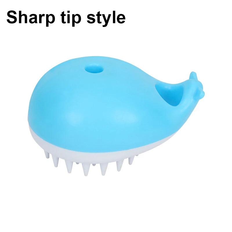 Soft Silicone Pet Bathing & Massage Brush