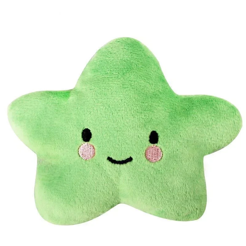 Plush Squeaky Pentagram Pet Toy