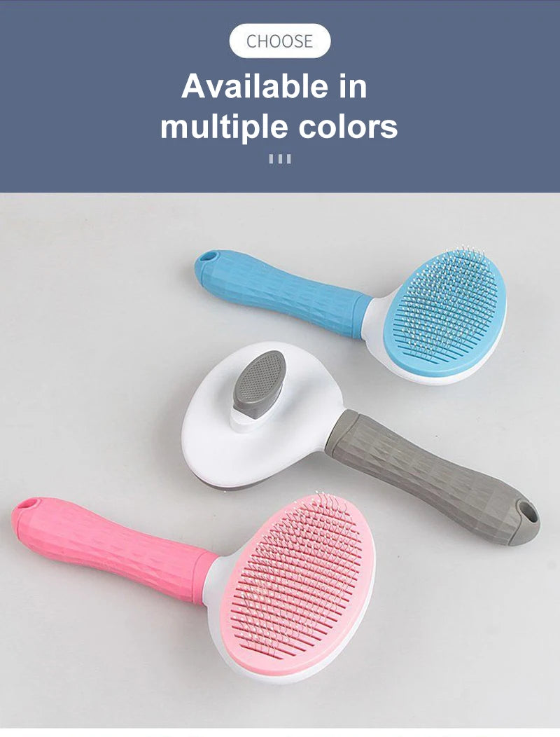 Dog & Cat Hair Remover Grooming Brush