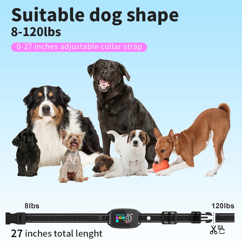 Smart Rechargeable Anti-Bark Dog Training Collar