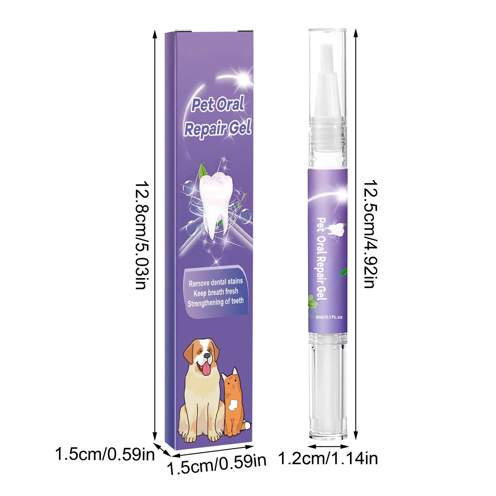 3ml Pet Oral Gel for Teeth & Breath