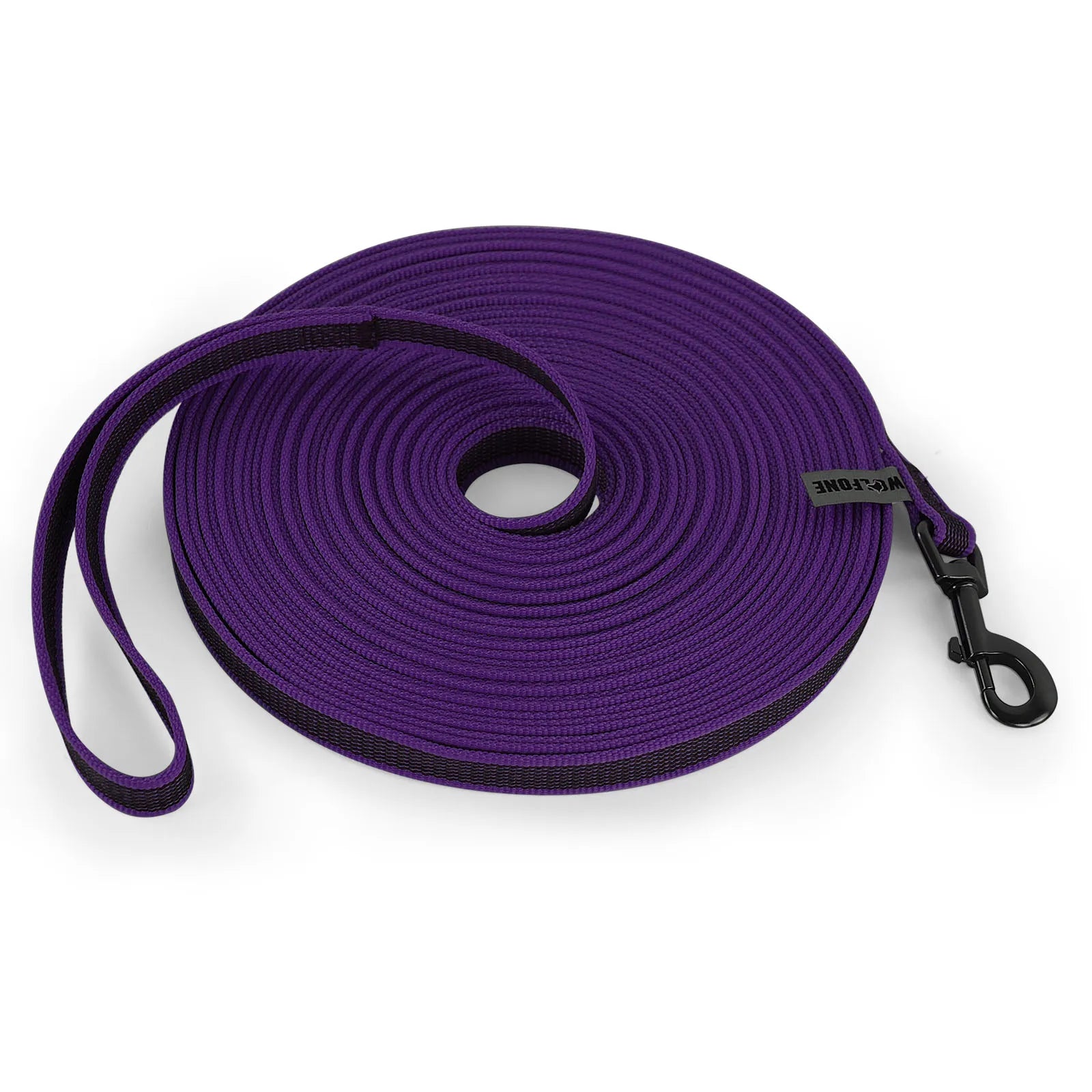 Dual-Color Latex Silk Dog Leash – Multiple Lengths
