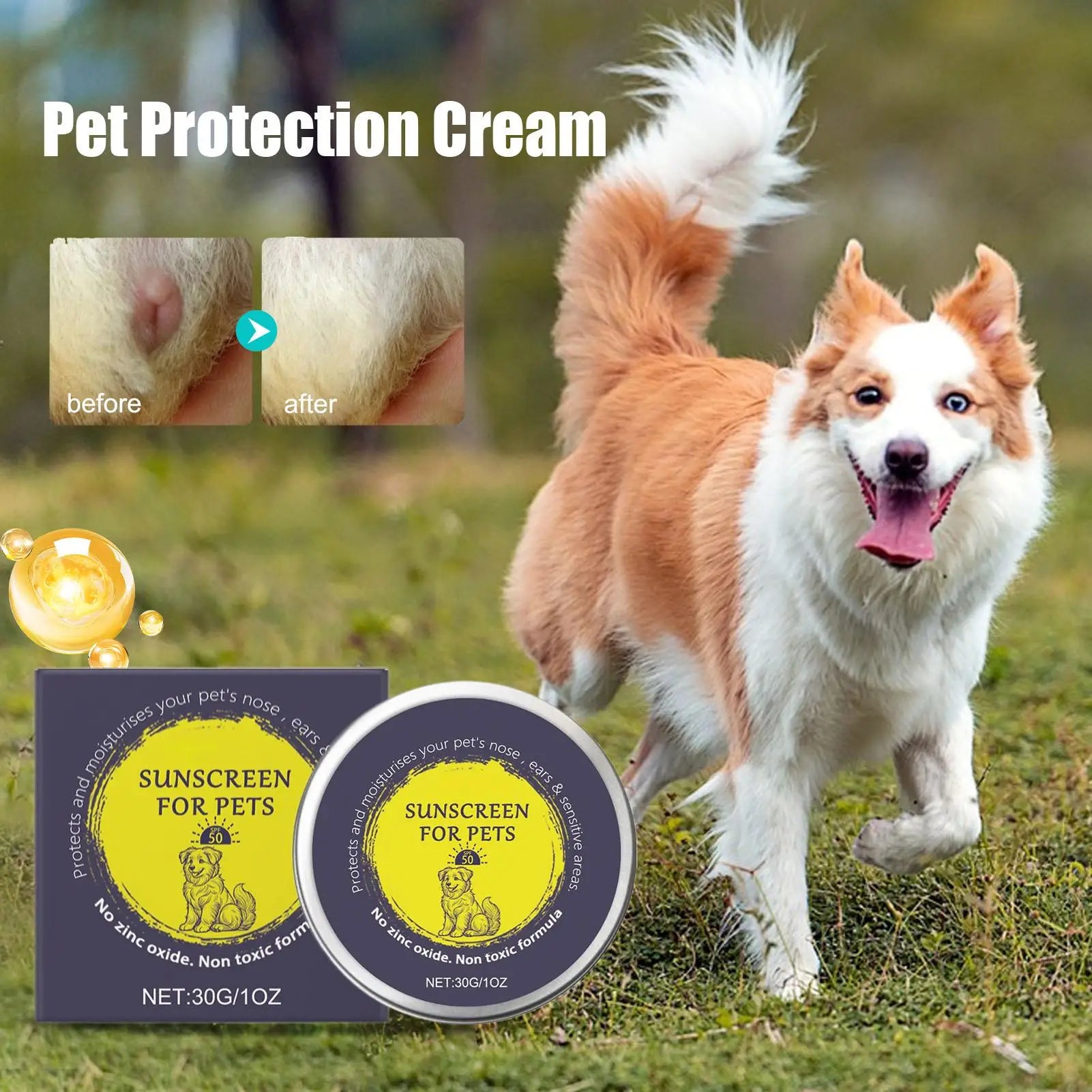 Natural Dog & Cat Sunscreen SPF 30