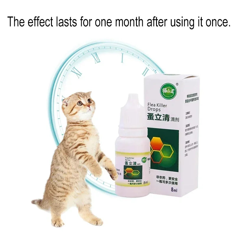 120ML Pet Flea & Tick Repellent Drops