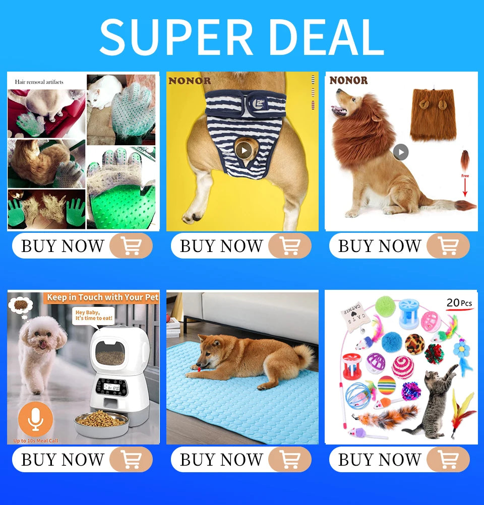 NONOR Deshedding Grooming Gloves for Pets