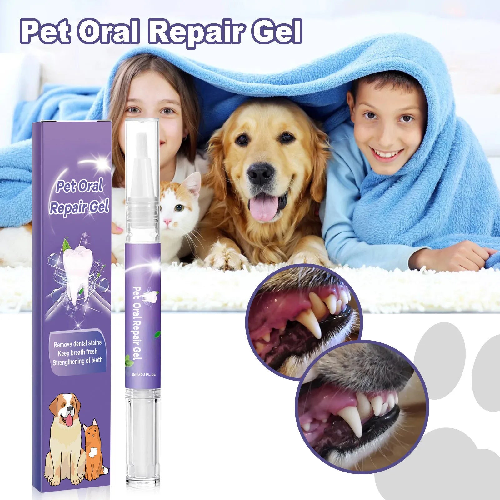 3ml Pet Oral Gel for Teeth & Breath