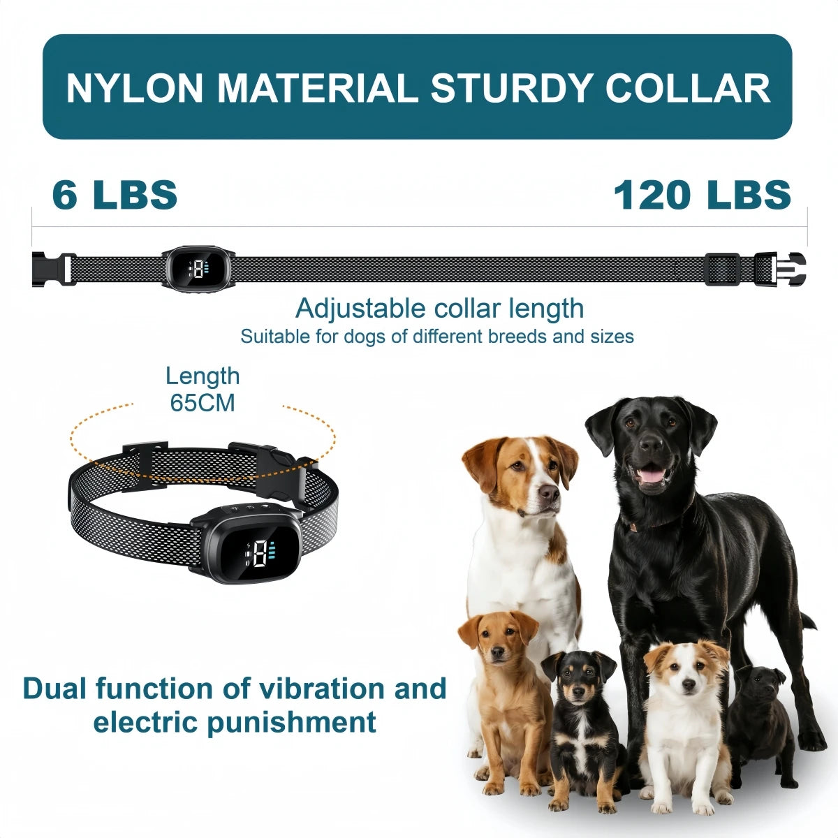 Rechargeable Automatic Anti-Bark Dog Collar