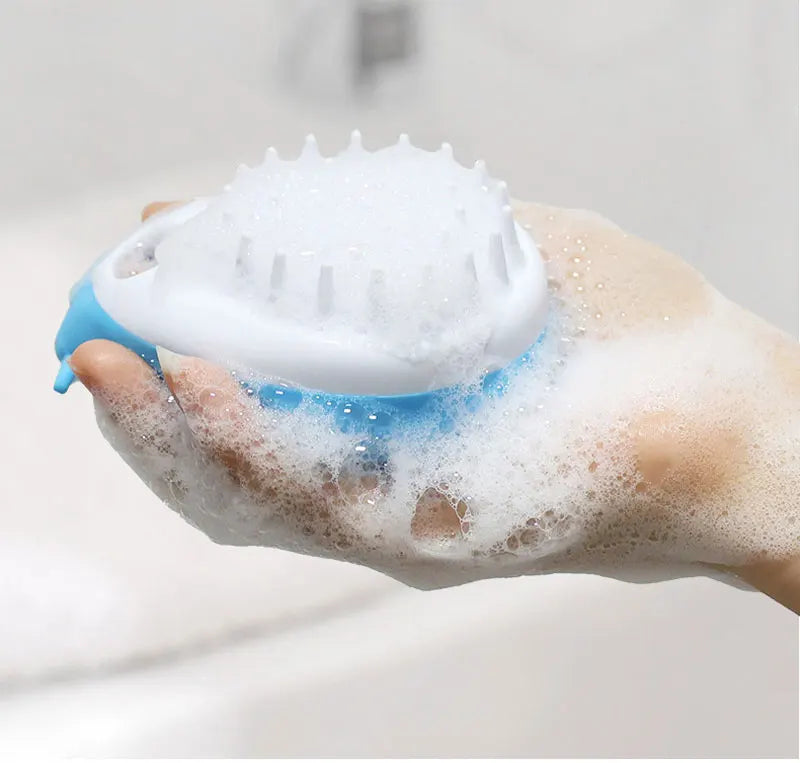 Soft Silicone Pet Bathing & Massage Brush