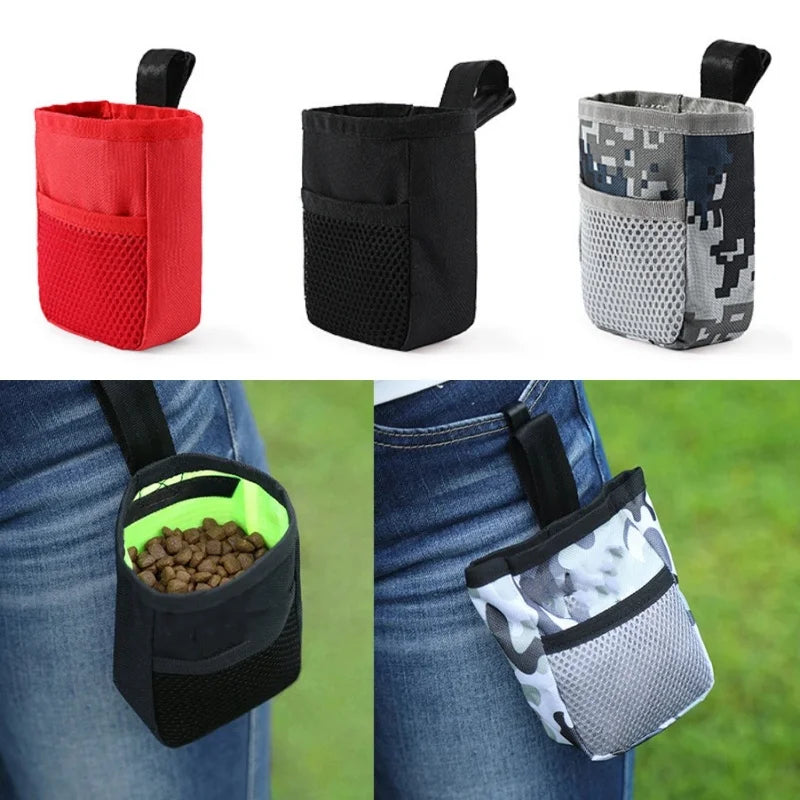 Portable Dog Treat Training Waist Bag – Oxford Fabric