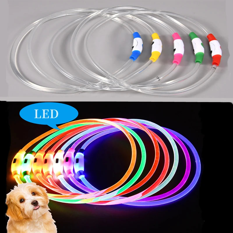 LED Rechargeable Glowing Pet Collar