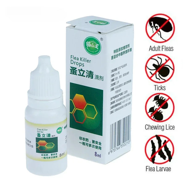 120ML Pet Flea & Tick Repellent Drops