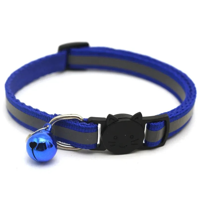 10PCS Adjustable Cat Collars with Bell