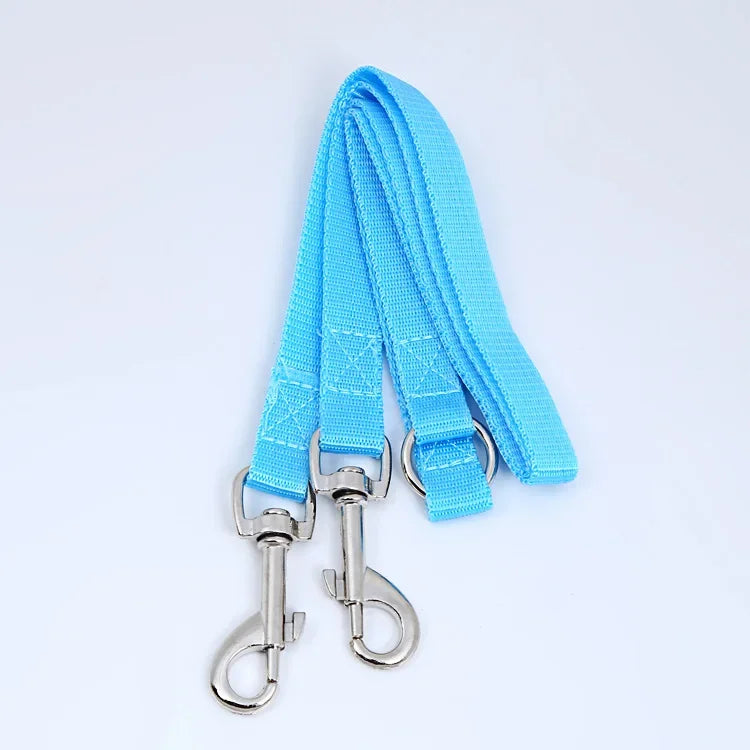 Double Dog Leash Coupler for Walking Two Dogs