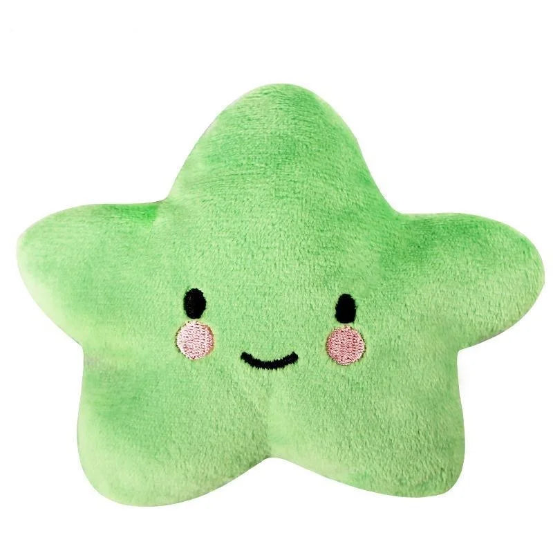 Plush Squeaky Pentagram Pet Toy