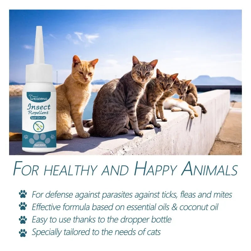 50ml Pet Anti-Flea & Tick Skin Cleaner