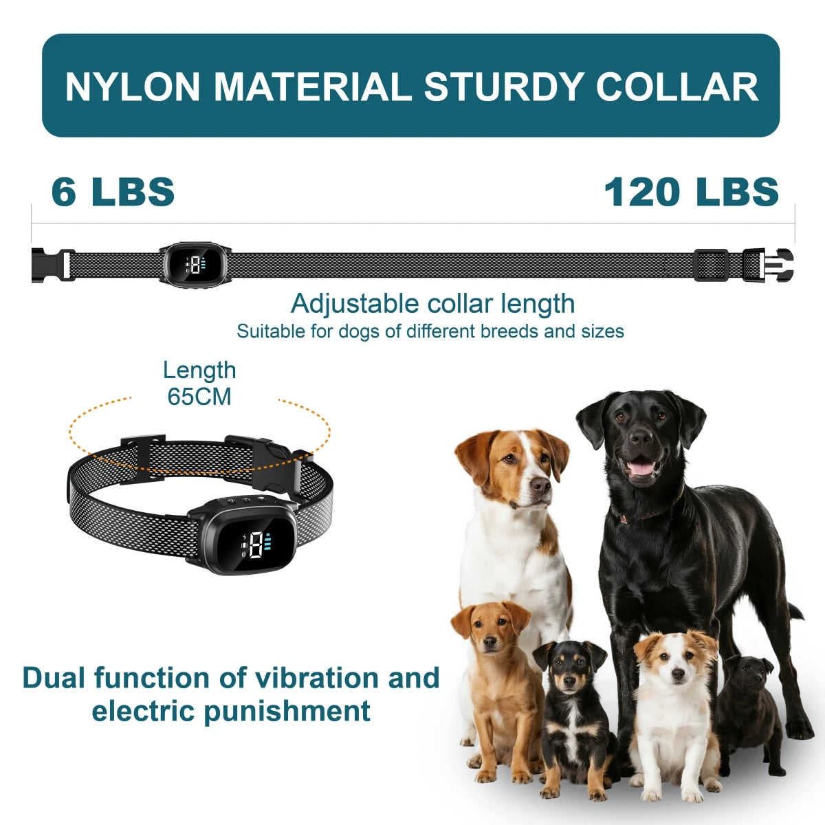 Rechargeable Automatic Anti-Bark Dog Collar