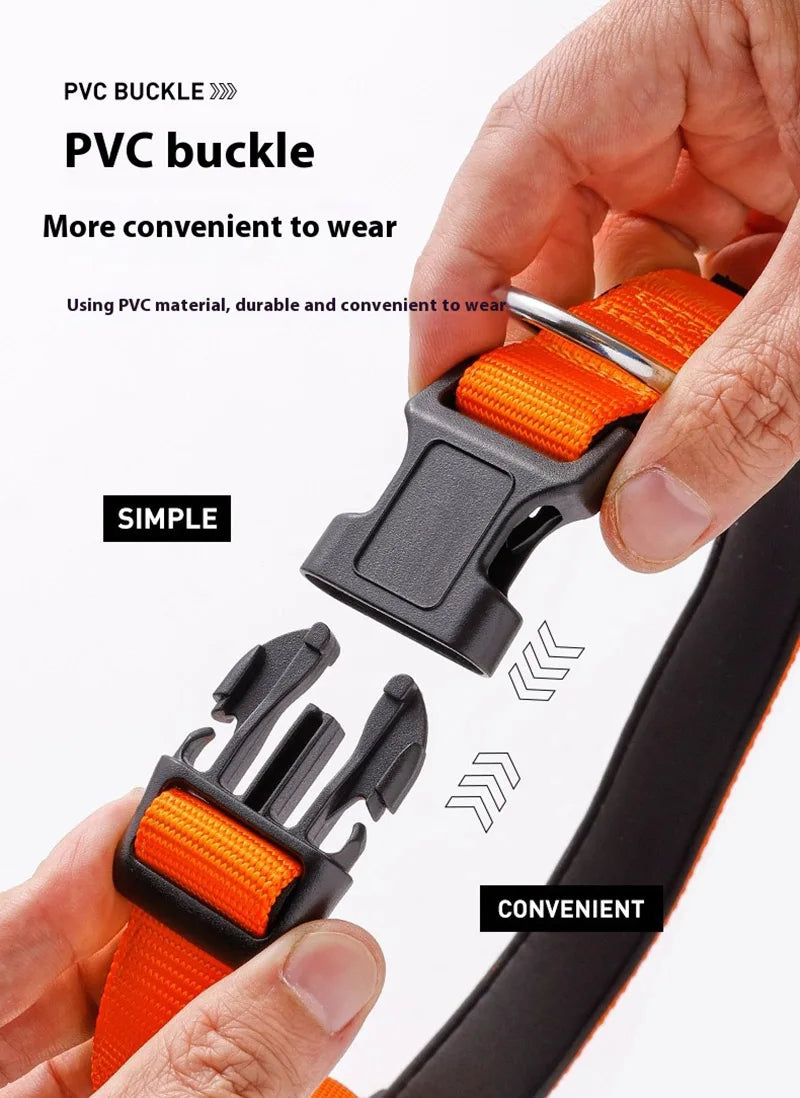 Reflective Neoprene Padded Dog Collar