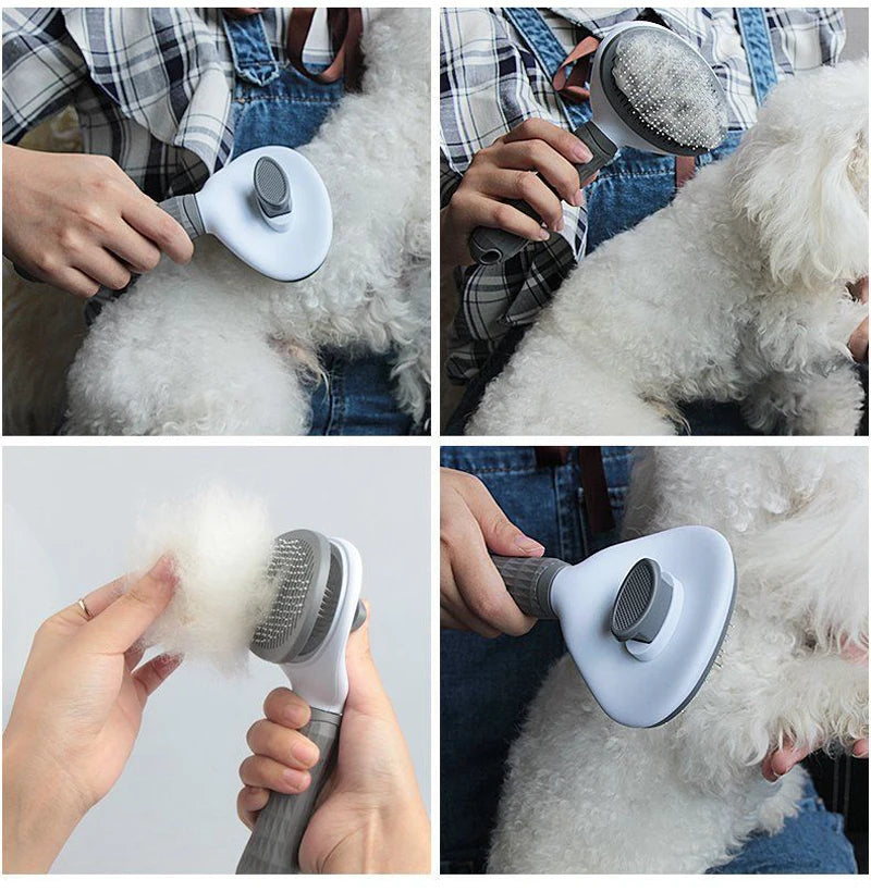 Dog & Cat Hair Remover Grooming Brush