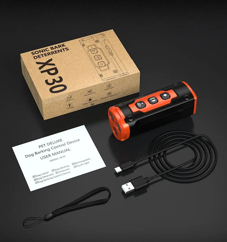 Rechargeable Ultrasonic Dog Repeller & Trainer