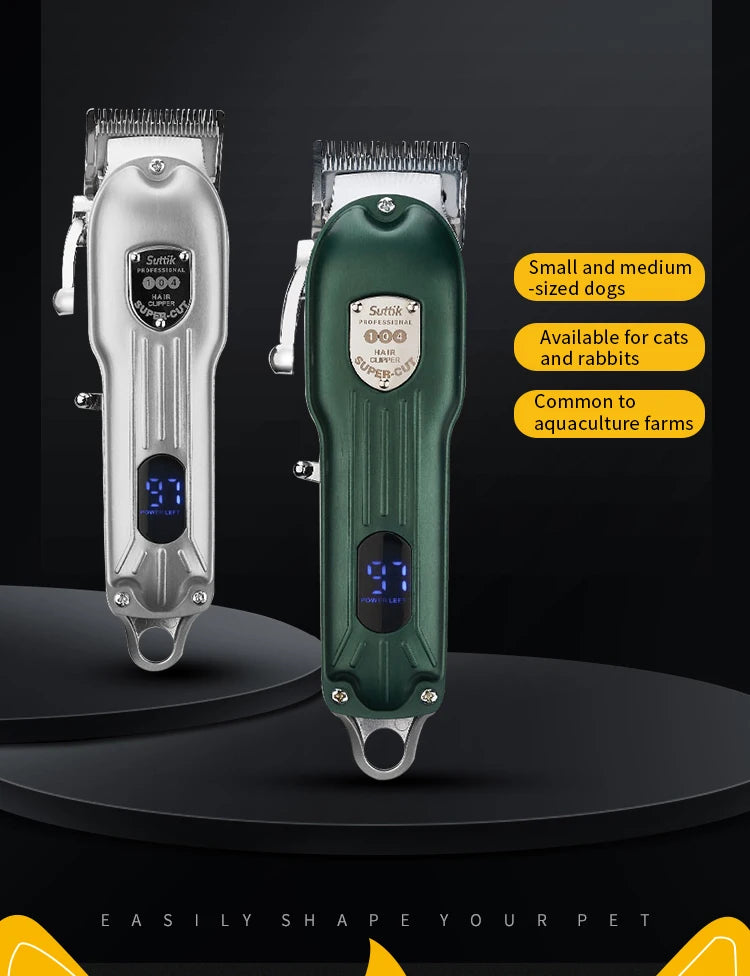 Professional Rechargeable Dog & Cat Hair Clipper