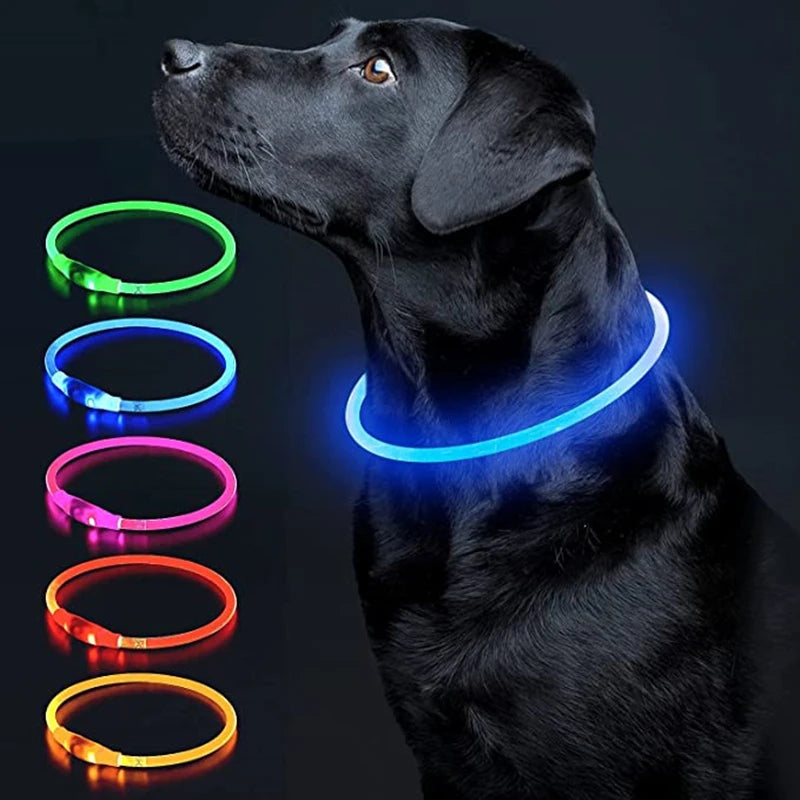 LED Rechargeable Glowing Pet Collar