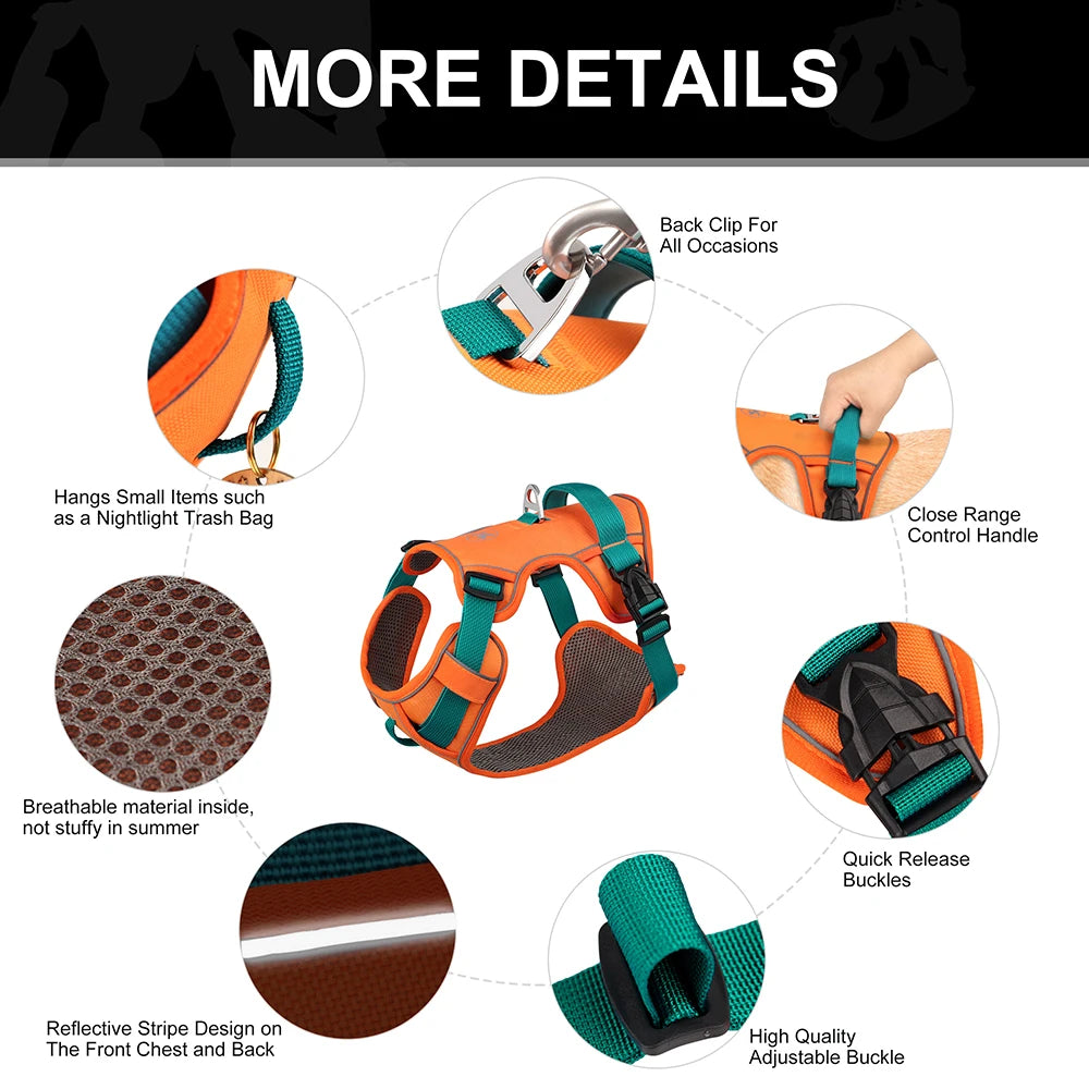 Mesh Breathable Reflective Dog Harness