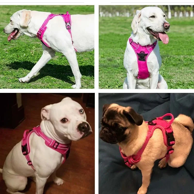 Reflective Adjustable Breathable Dog Vest Harness