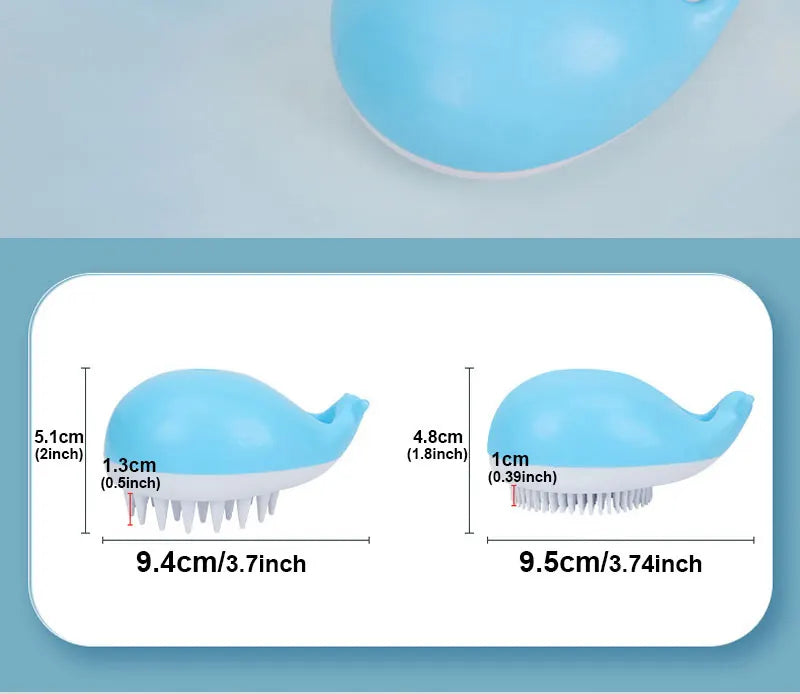 Soft Silicone Pet Bathing & Massage Brush