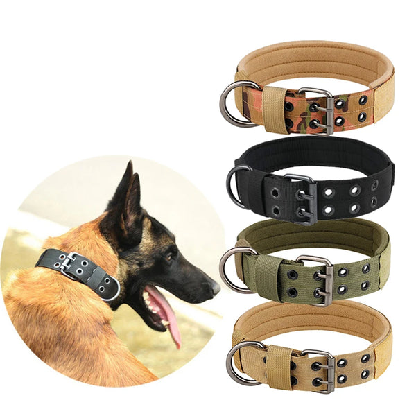 Adjustable Nylon Tactical Dog Collar